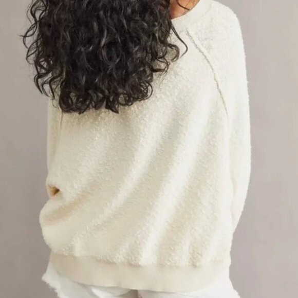 Free People | Found My Friend Pullover Sweater Minimalist in Cream | Size Medium - Picture 2 of 16